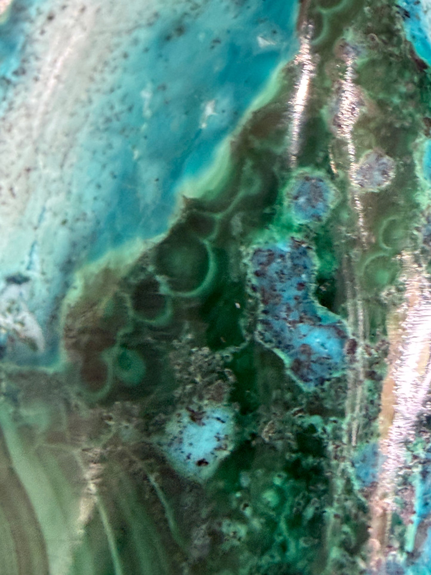Chrysocolla with Malachite Freeform Premium– Madagascar – 275g -