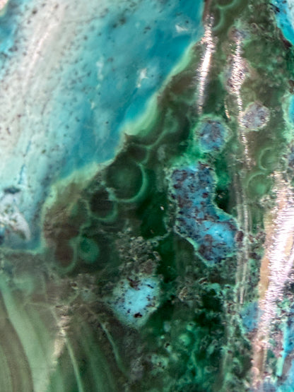 Chrysocolla with Malachite Freeform Premium– Madagascar – 275g -