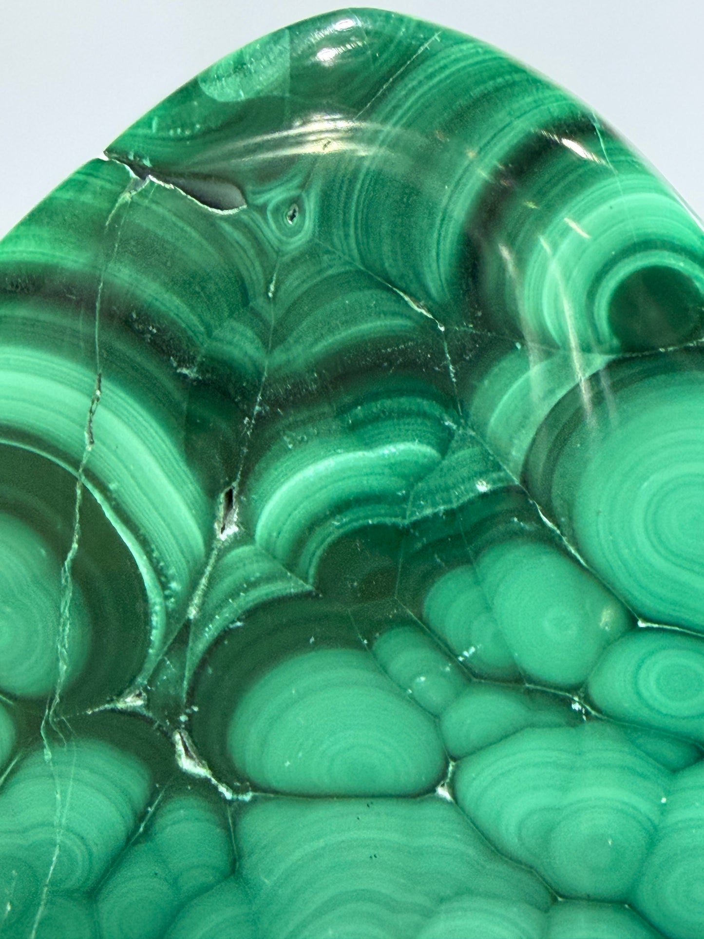 Congo Malachite Freeform With Stand – 5.8cm (C)