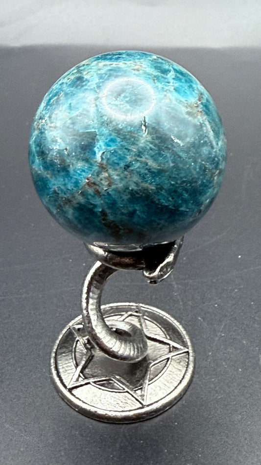 Blue Apatite Sphere 4.2cm