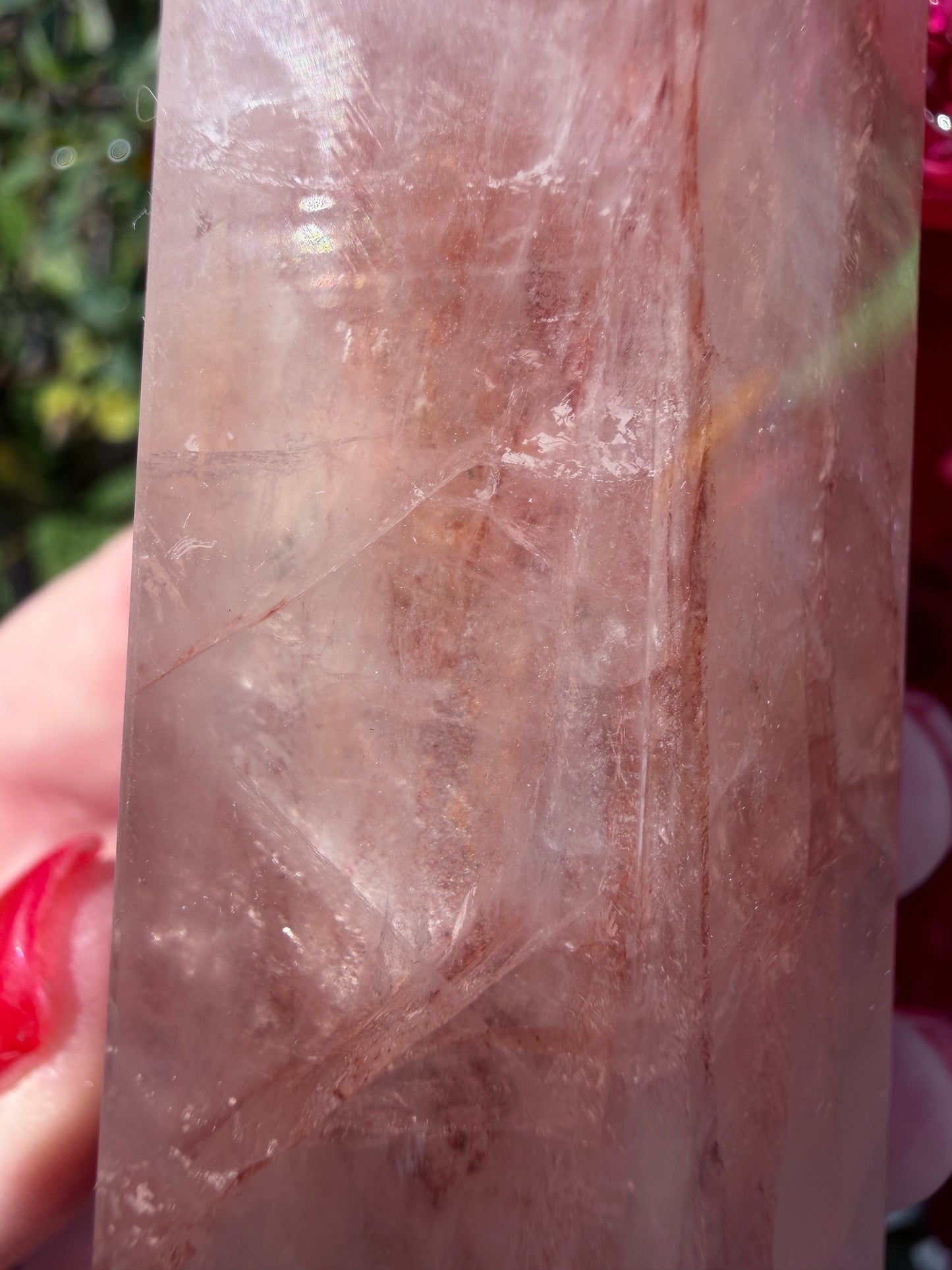 Fire Quartz Tower – 13cm | 355g