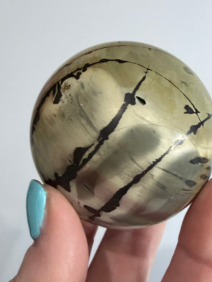 Picture Jasper Sphere – 5.7 cm (253 g) D