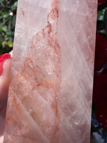 Fire Quartz Tower – 12.6cm | 340g