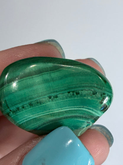 Malachite Tumble Stone I -