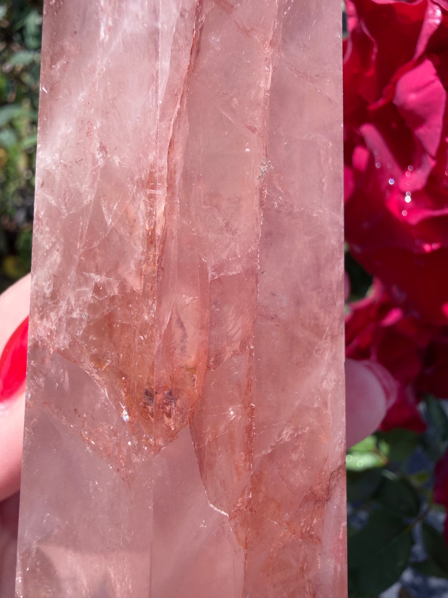 Fire Quartz Tower – 13cm | 355g