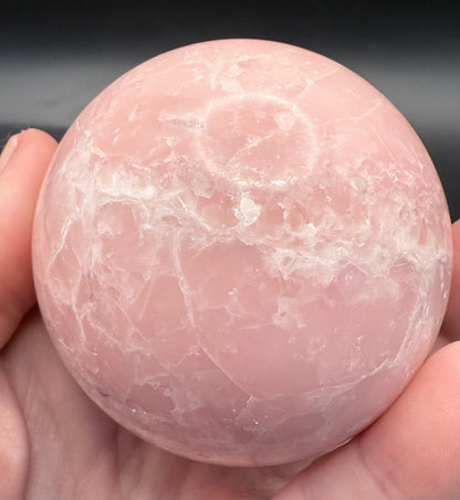 Pink Opal Sphere – 378g / 6.4cm