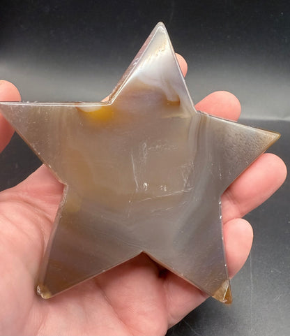 Druzy Agate 10cm Star