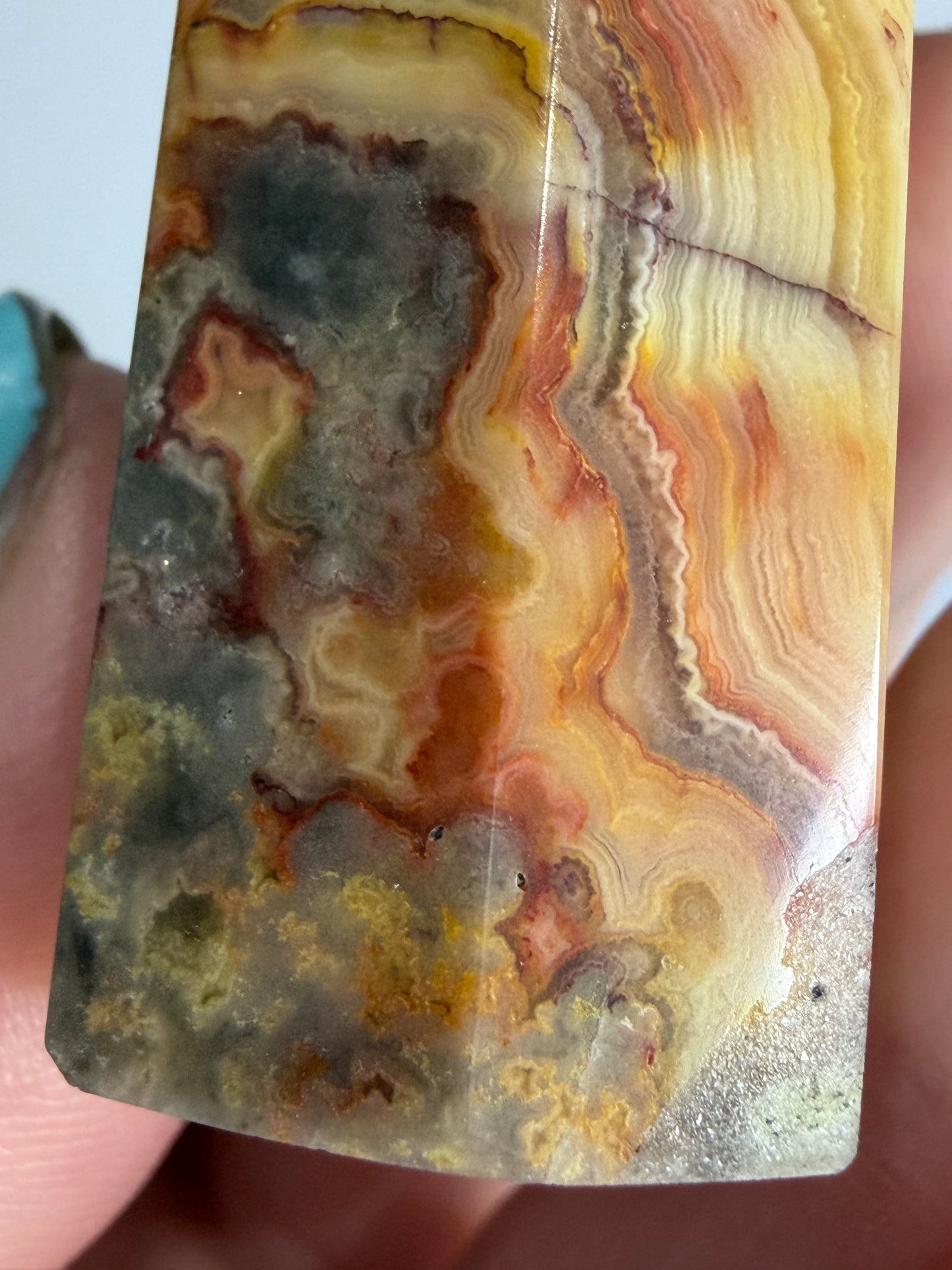 Crazy Lace Agate Tower A -