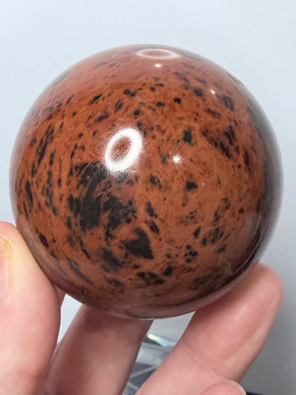 Mahogany Obsidian Sphere – 265g | 6cm