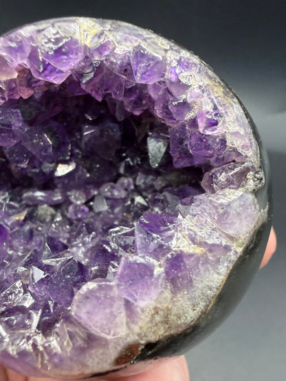 Amethyst Geode Sphere – A Grade D