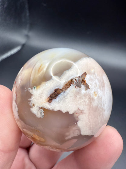Flower Agate Sphere