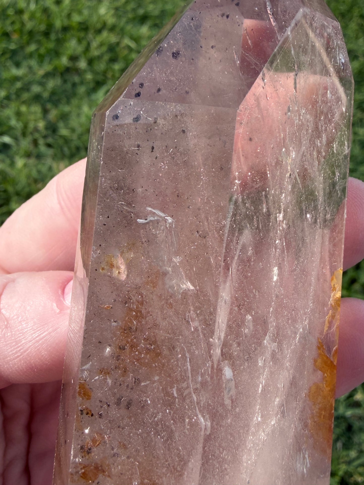 Smokey Clear Quartz Tower with Natural Inclusions – Madagascar | 212g