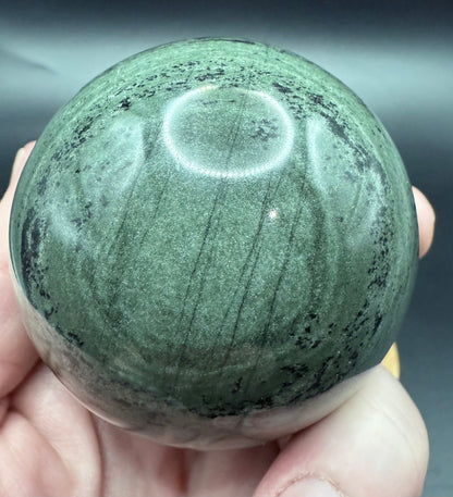 Green Hair Jasper Sphere – 6.3cm