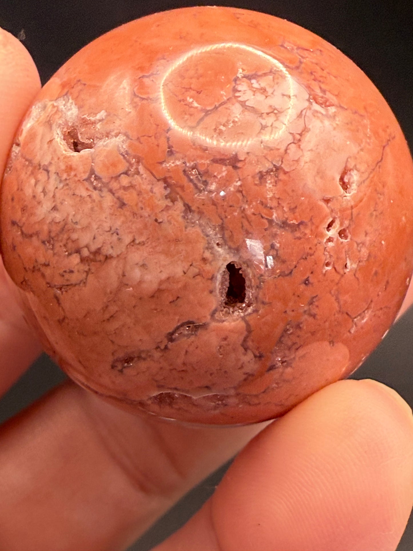 Druzy Pink Petal Agate