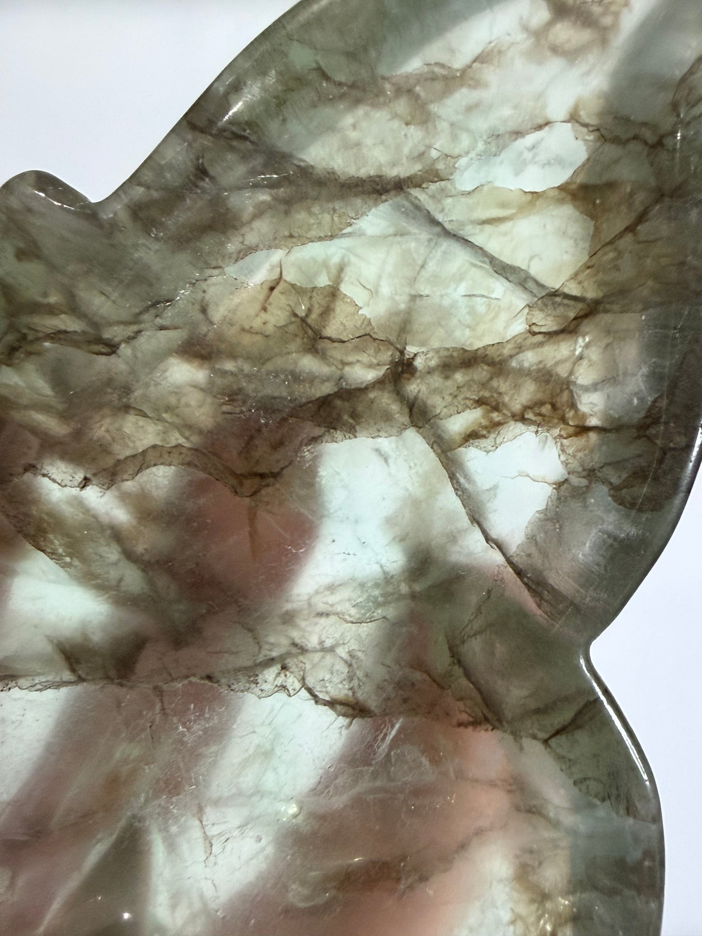 Dendritic Fluorite Butterfly Bowl – 317g