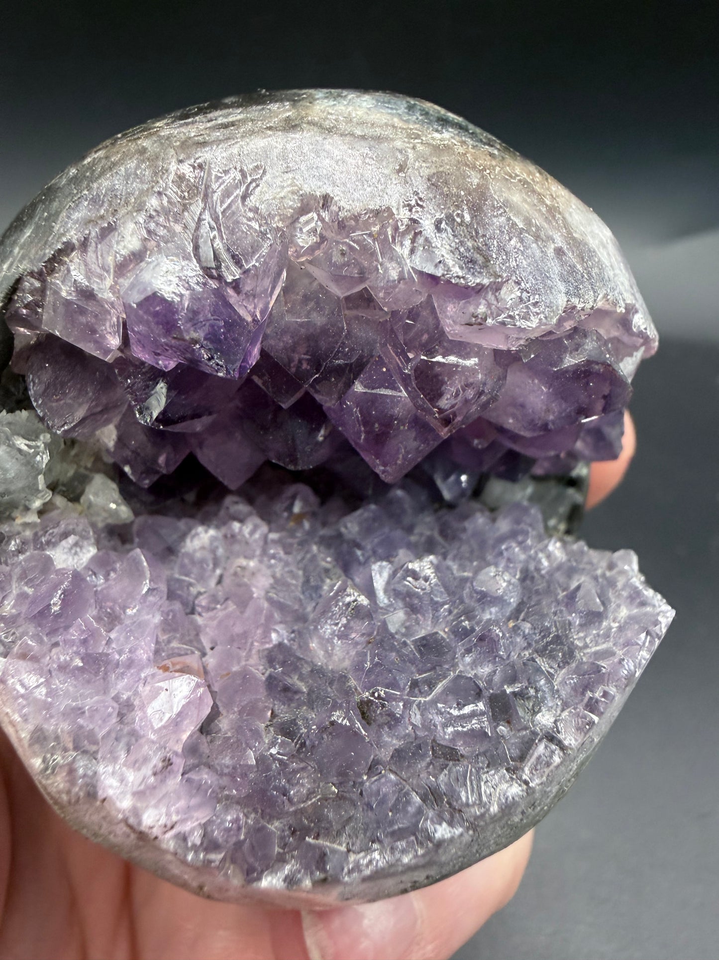 Amethyst Geode Sphere C