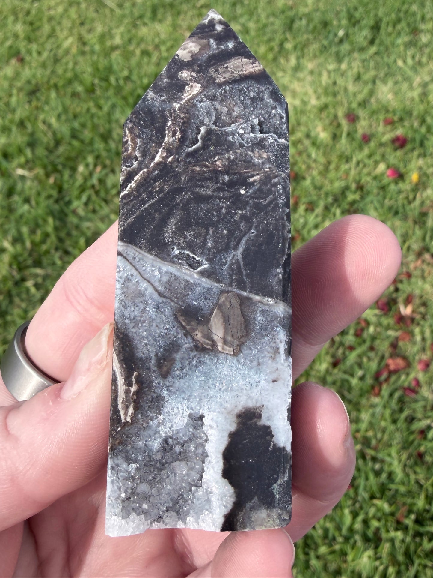 Sphalerite Druzy Tower – 8.8cm