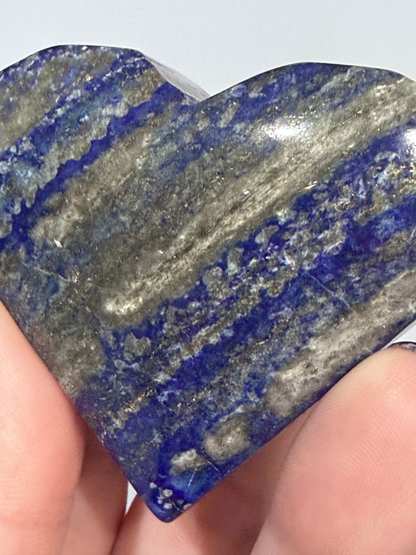 Lapis Lazuli Self-Standing Heart E