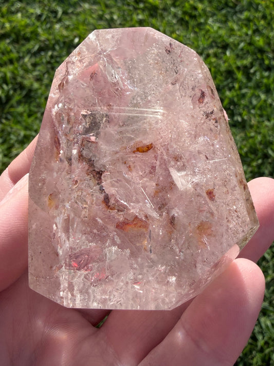 Included Clear Quartz Freeform – Madagascar Origin | Natural Inclusions | 135g