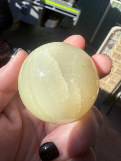 Green Onyx Sphere