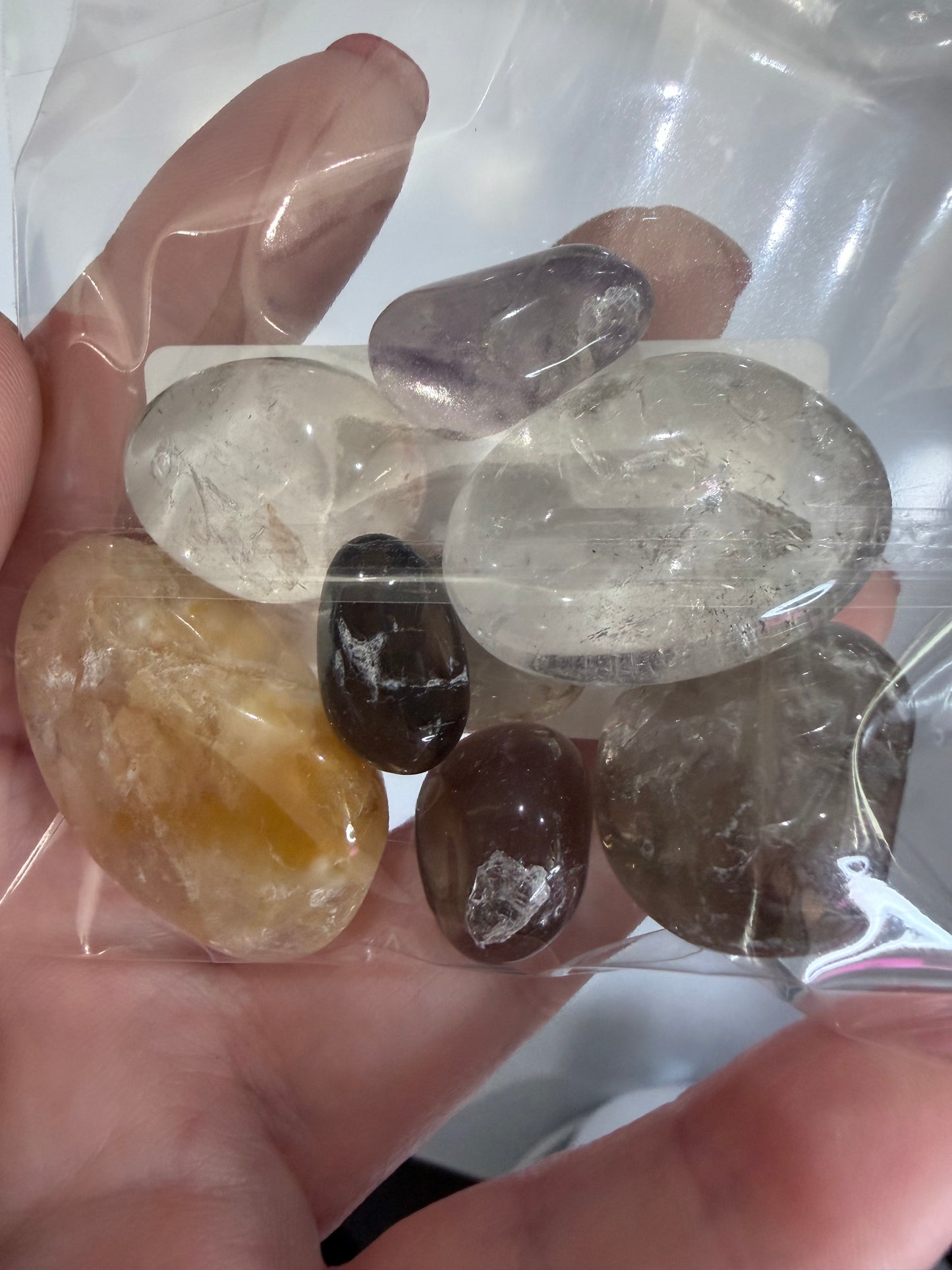 Mixed Quartz Tumbles – 50g