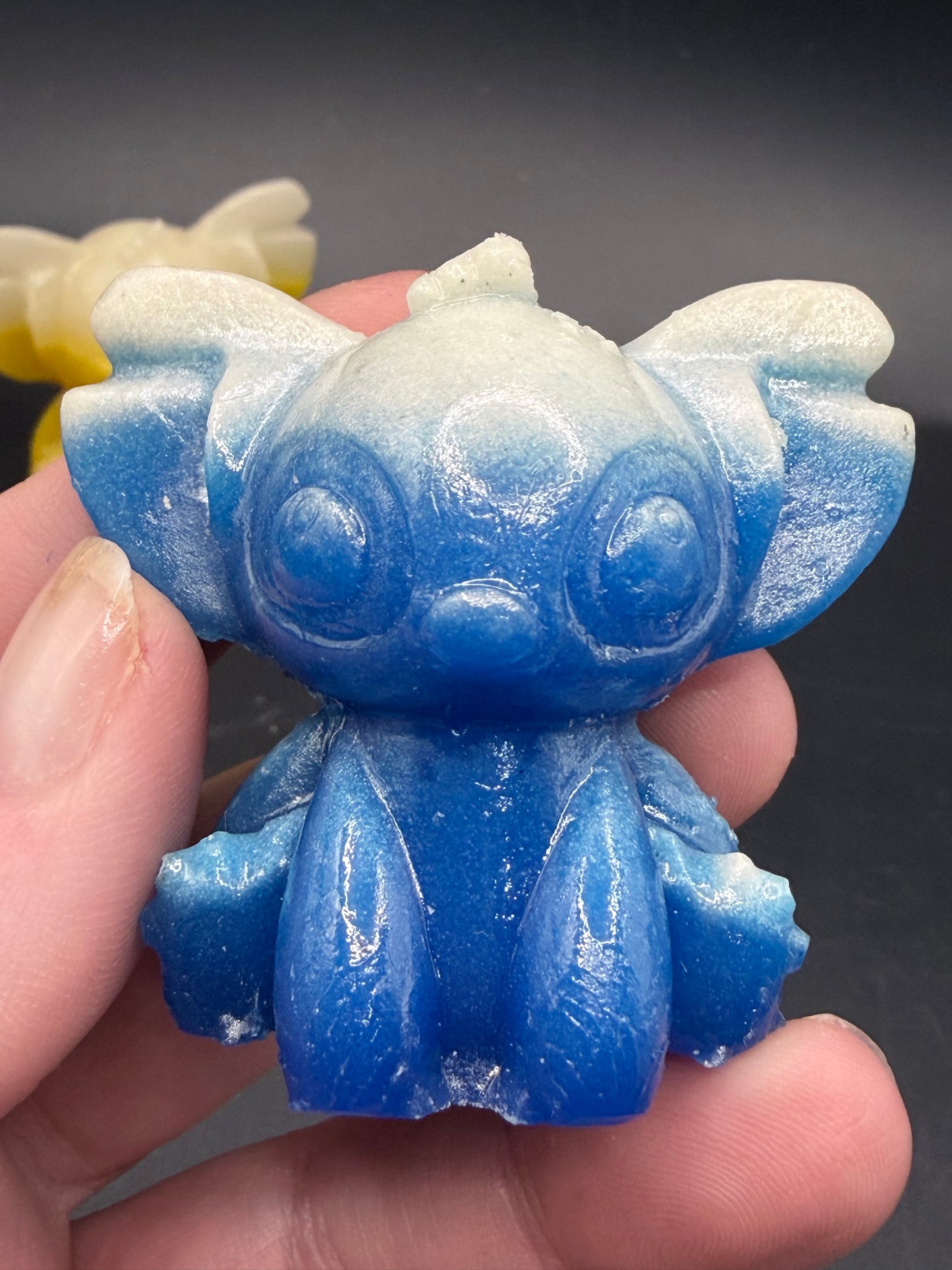 Stitch Luminous Blue Carving