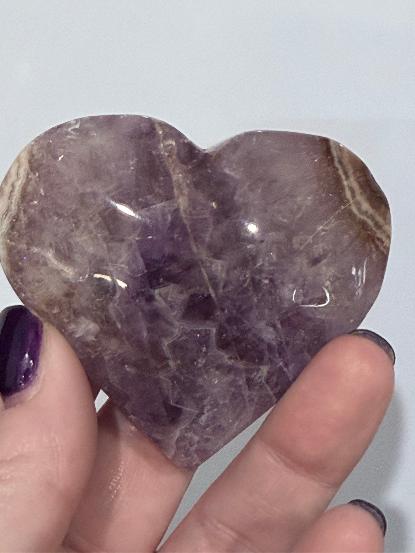 Amethyst Heart – Free Standing