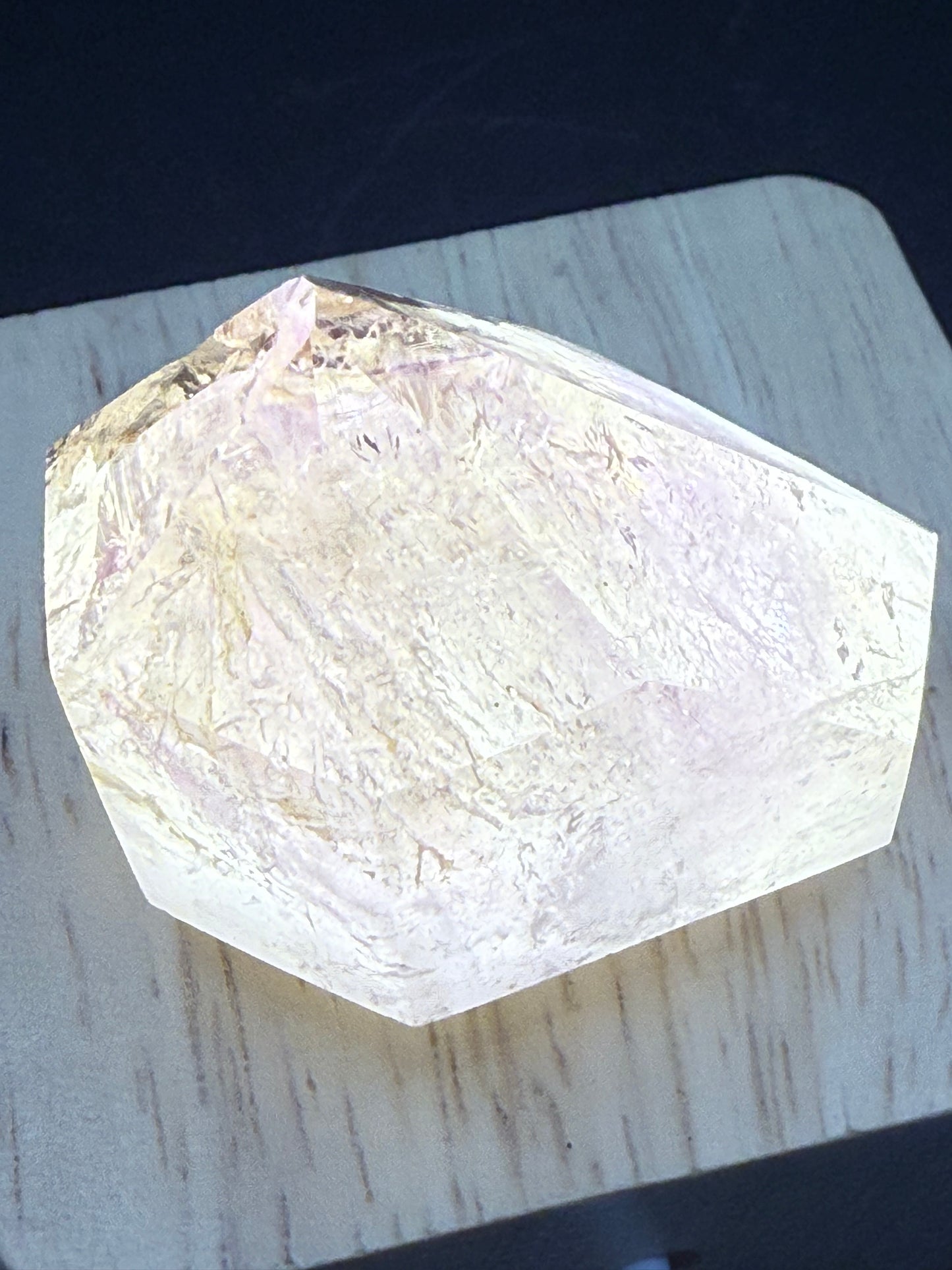 Amethyst Freeform with Hematite Inclusions