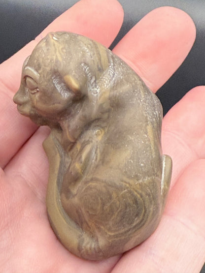 Sleeping Lion (Simba) Yellow Jasper