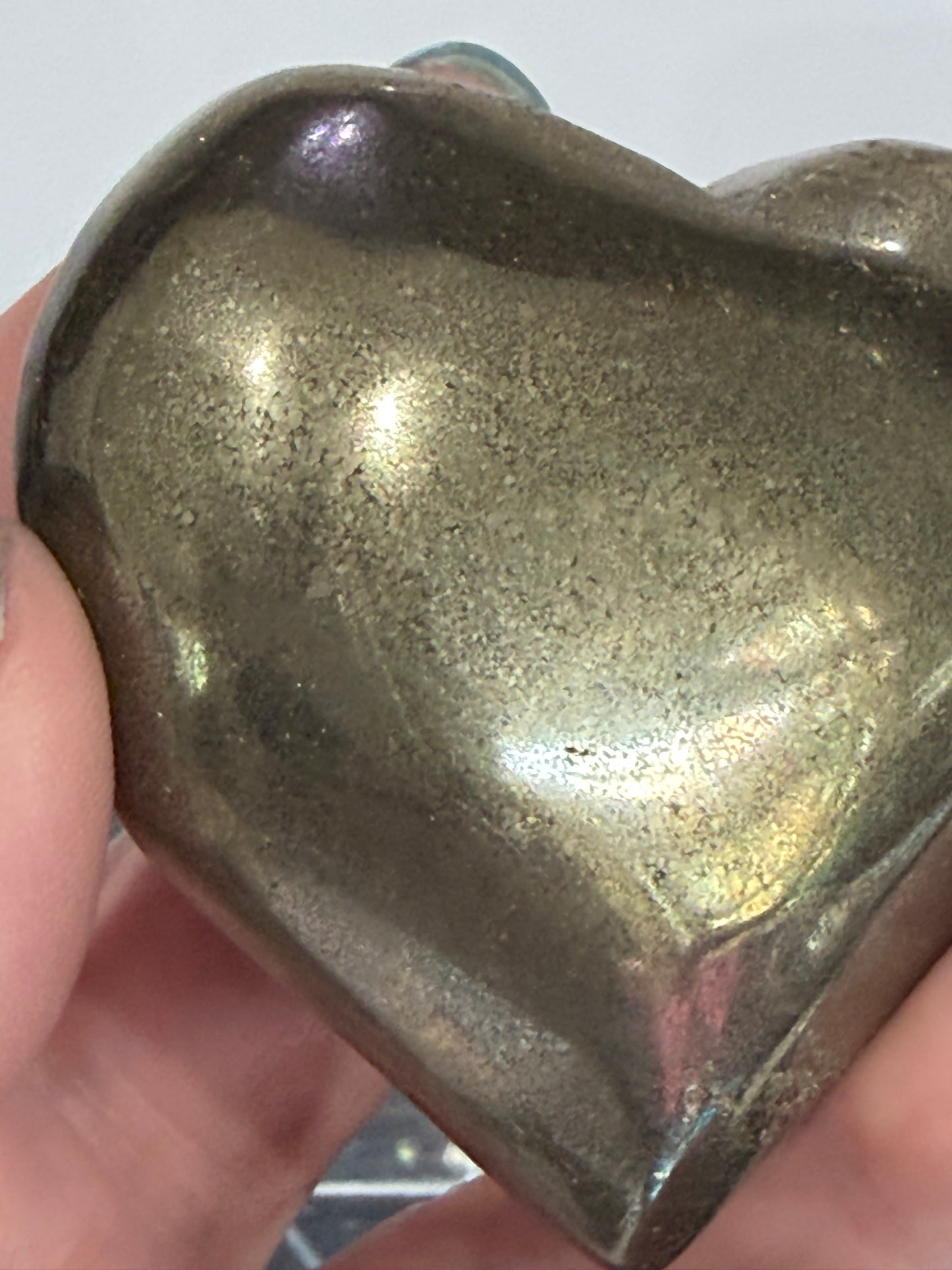 Pyrite Heart  5.8 cm A -