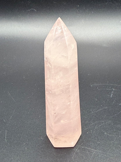 Rose Quartz point from Madagascar