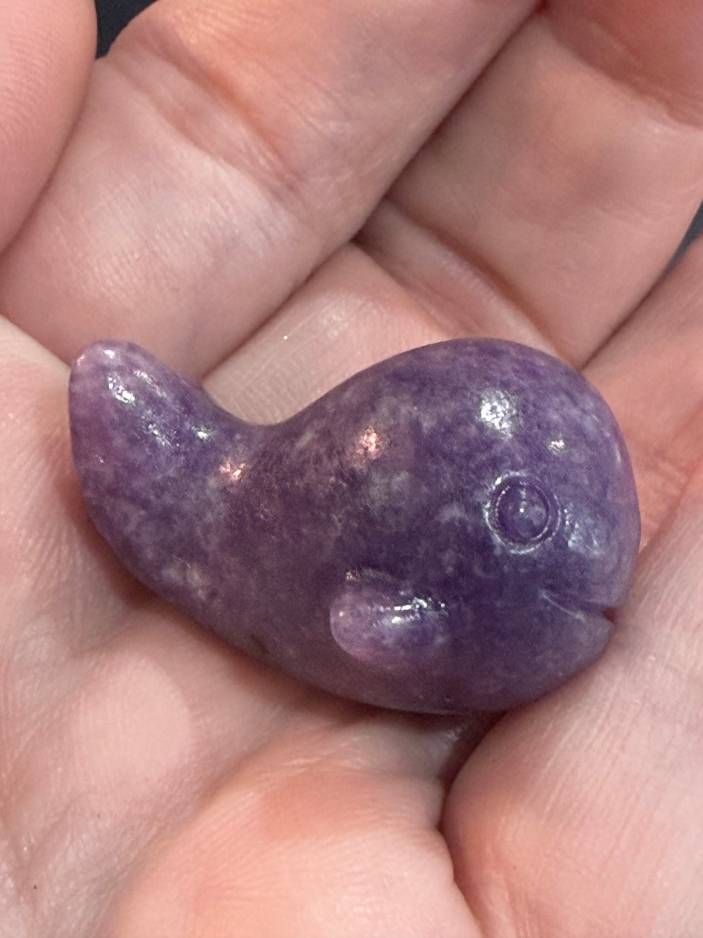 Whale Crystal Carving 3cm Mini– Various Materials
