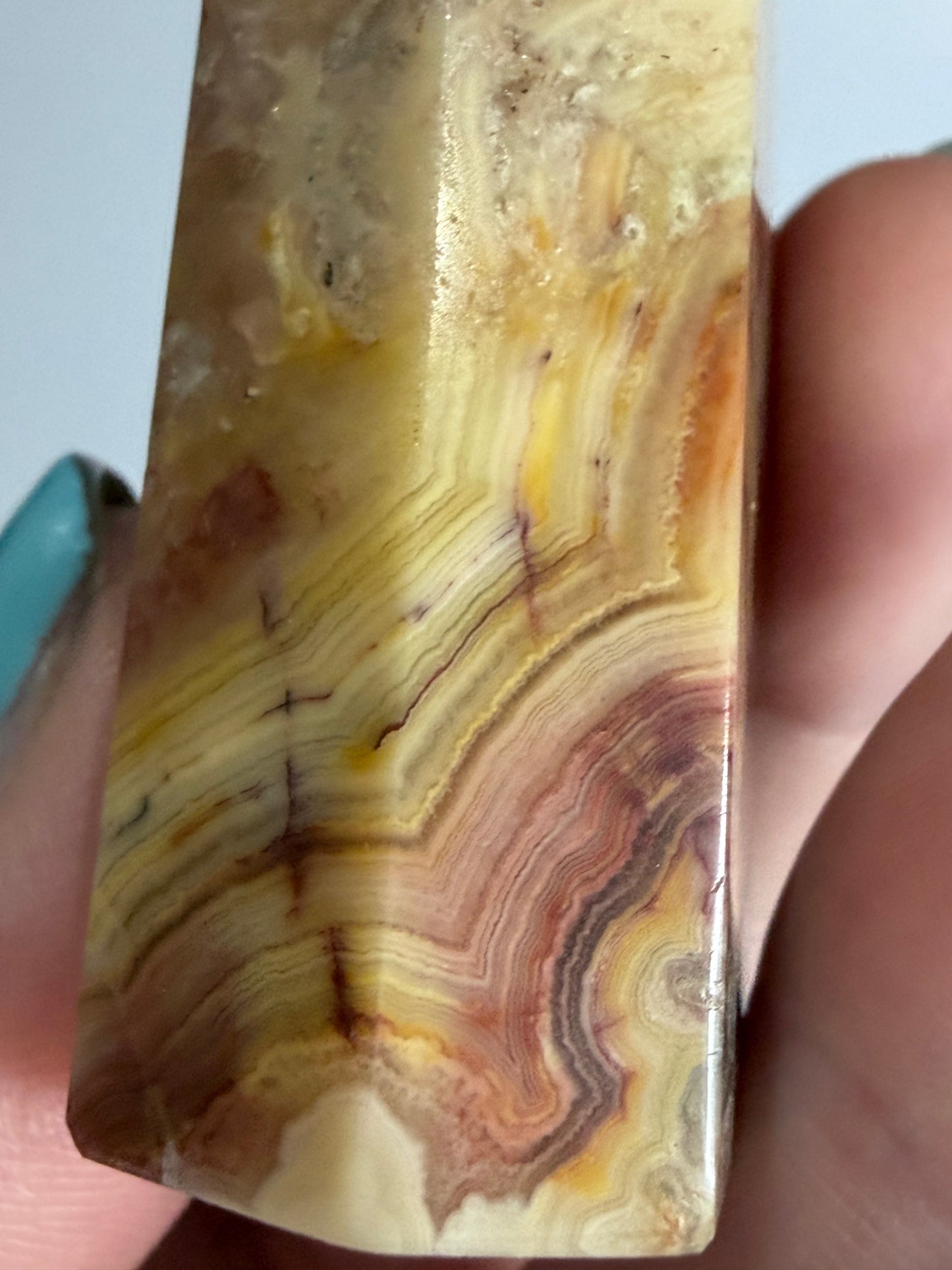 Crazy Lace Agate Tower A -