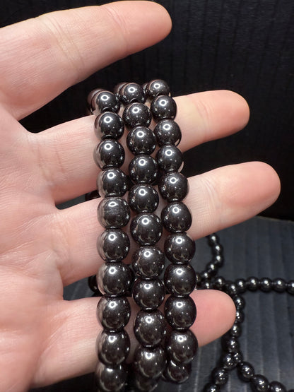 Hematite 8mm Bracelet - Crystal wonderland By Lisa