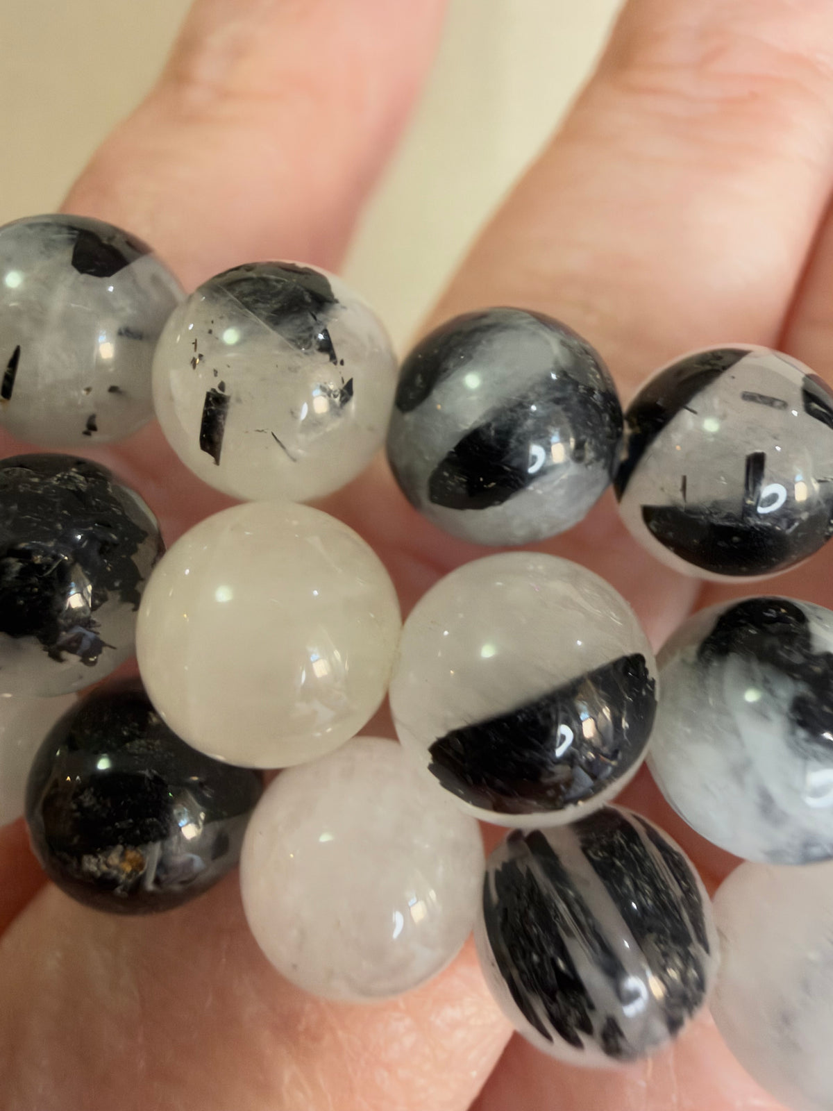 8mm Snowflake Obsidian Bracelet