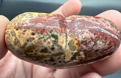 Leopard Skin Jasper Heart 5.7cm