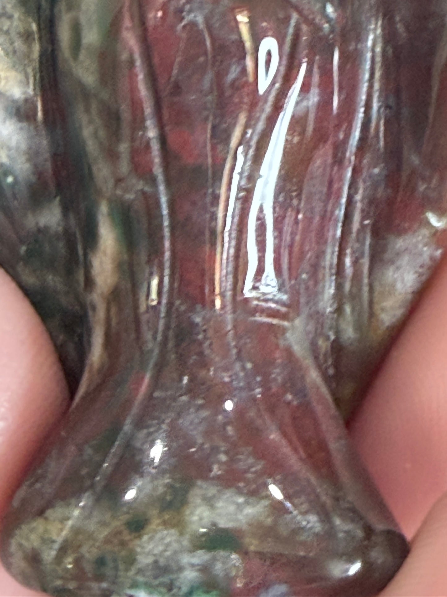 Ocean Jasper Angel Carving – 5cm C -