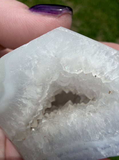 Blue Lace Agate Druzy Freeform – 161g