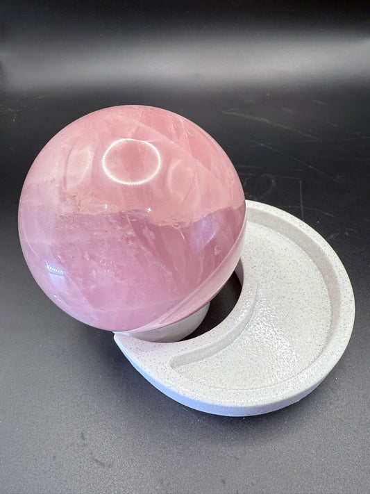 Moon 2 piece Sphere and Chips or tumble Holders - Crystal wonderland By Lisa