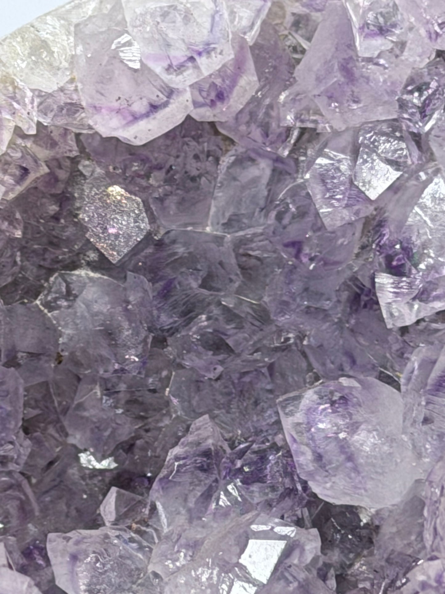 Phantom Amethyst Geode on Stand | Natural Brazilian Display Crystal | 1.5kg