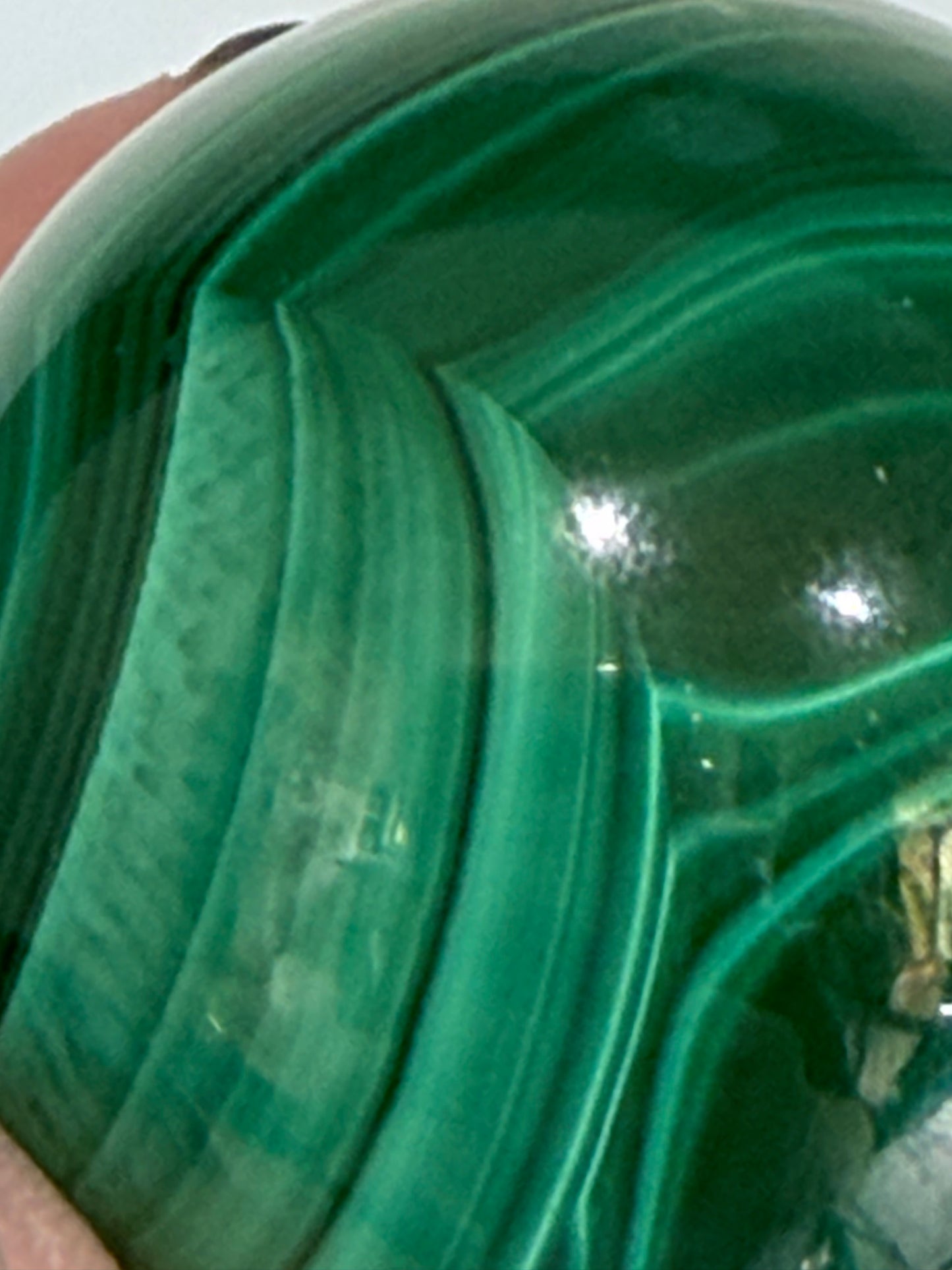 Malachite Sphere Premium– Exceptional Banding | Madagascar 3.5cm -