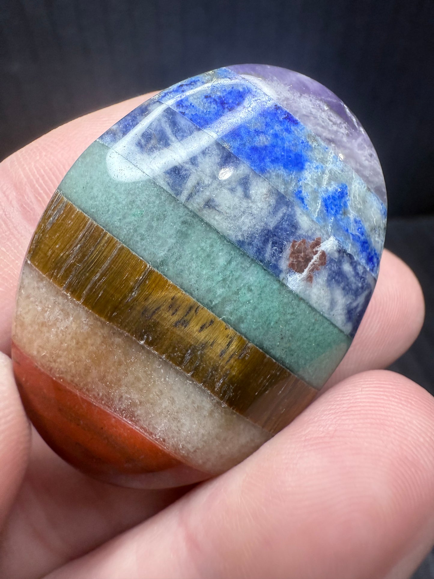 Worry Stone 7 chakras