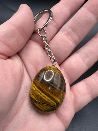 Tiger’s Eye Crystal Keychain