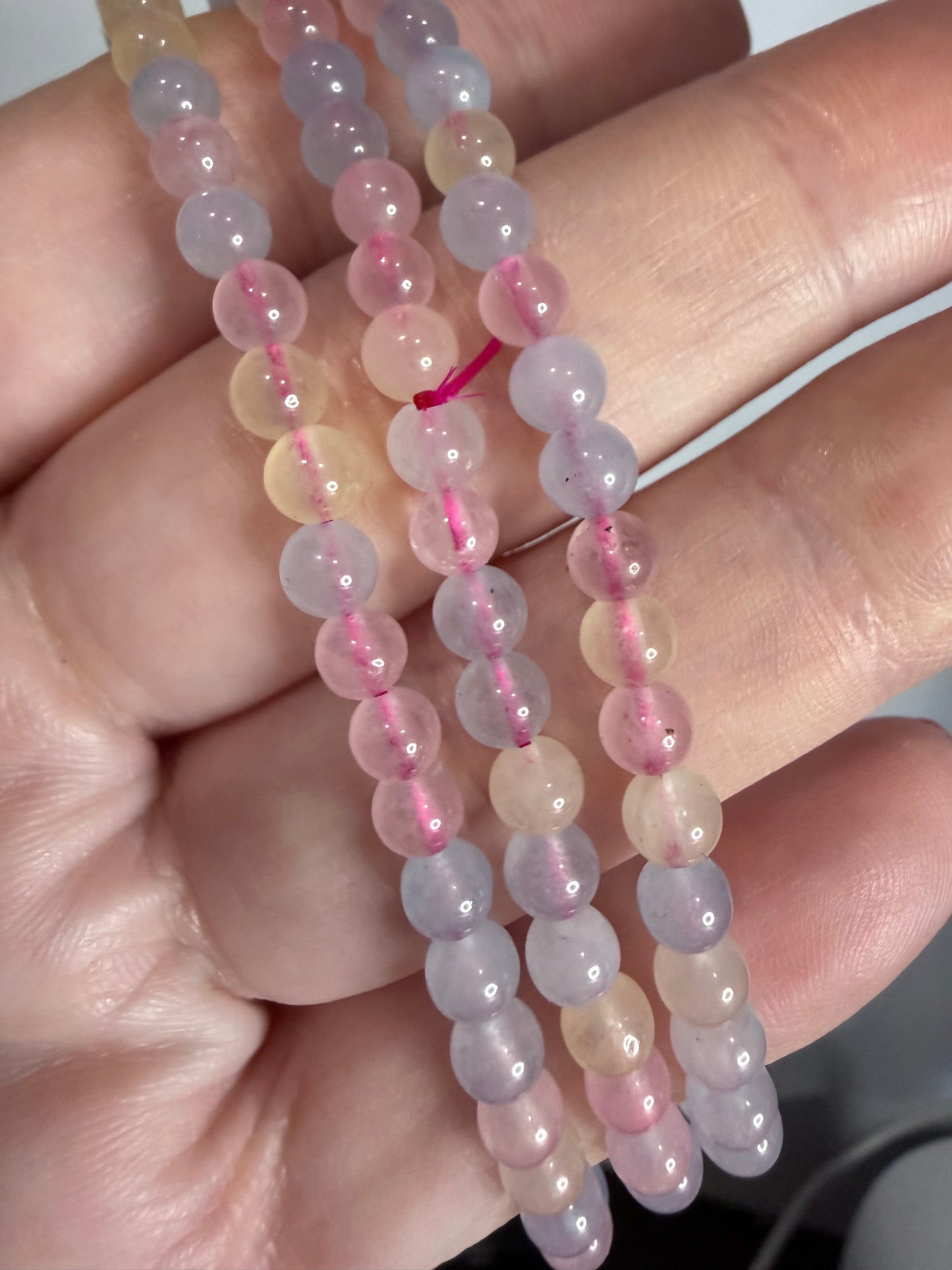 4mm Morganite Bracelet –

Love • Compassion • Emotional Healing