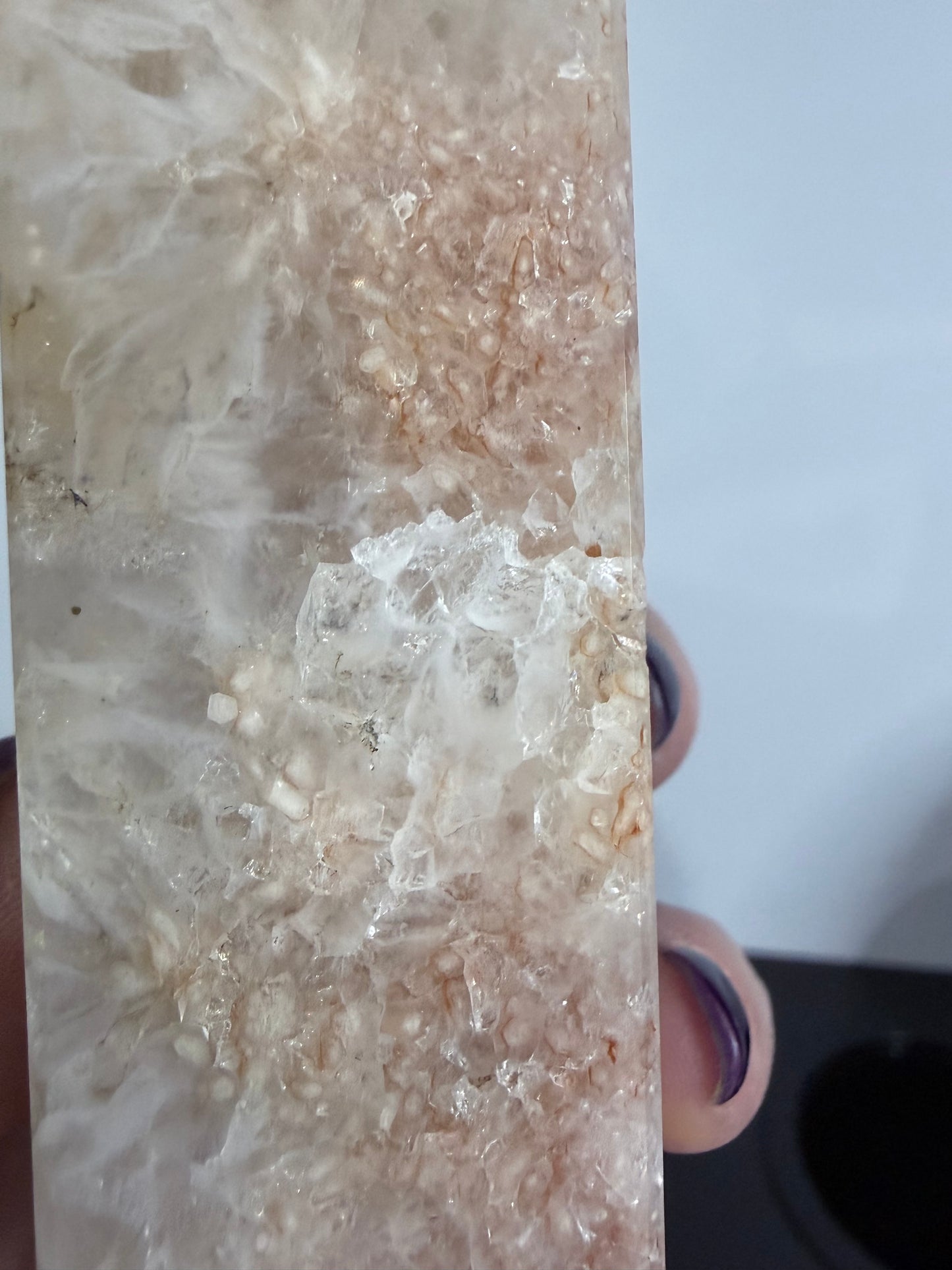 Pink Amethyst Quartz-Rich Tower 14.2cm 300g