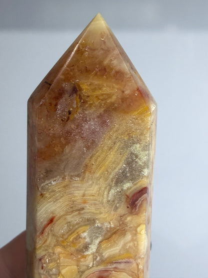 Crazy Lace Agate Tower A -