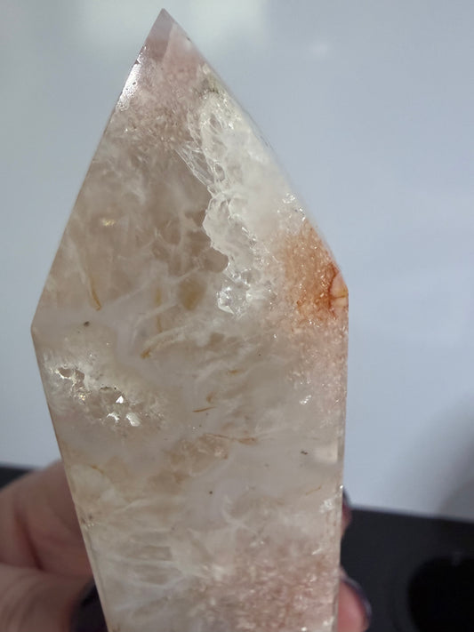 Pink Amethyst Quartz-Rich Tower 14.2cm 300g