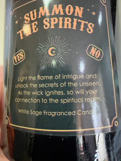 Summon the Spirits White Sage Candle – Cork Lid