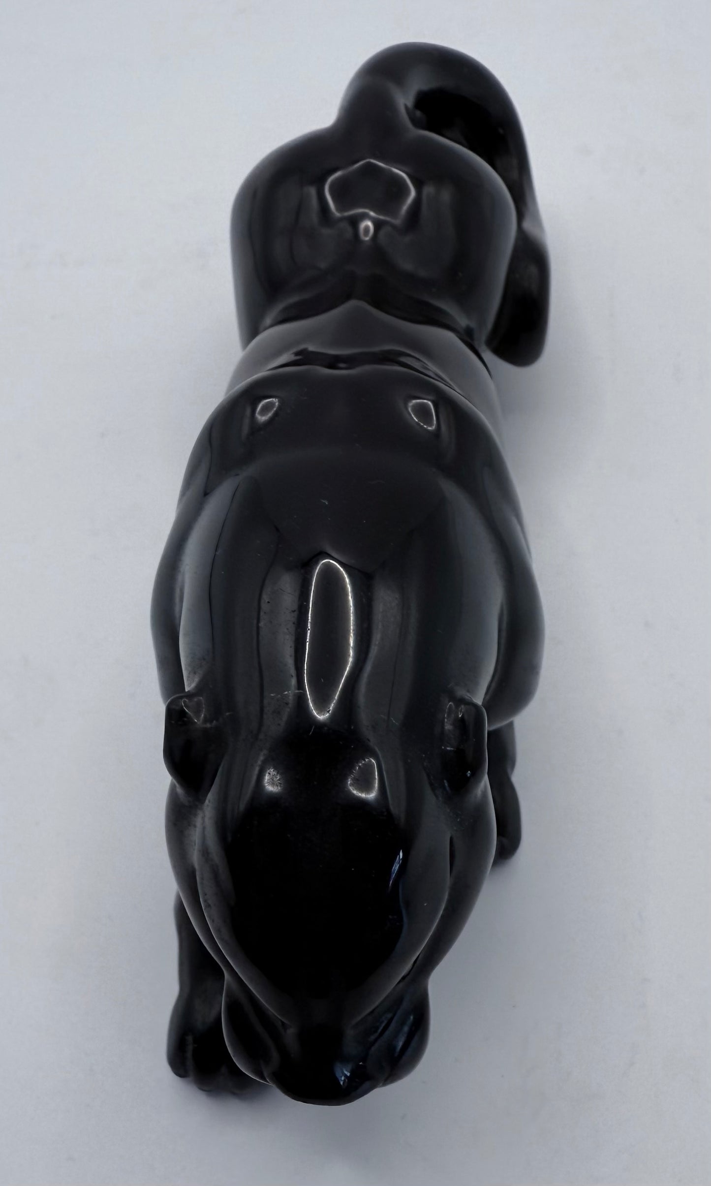 Black Obsidian Panther Carving