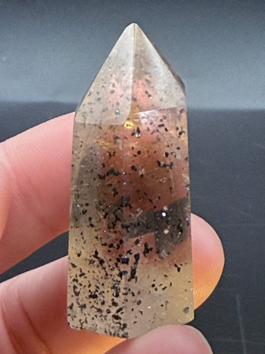 Smoky Citrine Tower with Inclusions